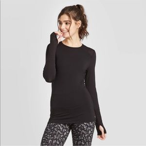 Women’s long sleeve shirt black joylab XS